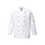 Veste de cuisine portwest somerset - blanc