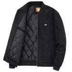 Veste dautomne en velours ctel pour homme style vintage streetwear chaud noir