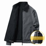Veste dcontracte pour hommes ab double face blouson uniforme de base - ball sweat respirant coupe - ...
