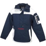 Veste demi - zip columbia challenger - bleu marine / bleu nuit - capuche intgre rglable