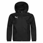 Veste enfant puma team liga all weather - noir / noir - 8 ans