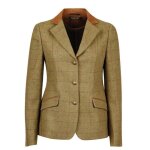 Veste déquitation ajustée à col en daim femme weatherbeeta dublin albany tweed - brown - xl Veste déquitation ajustée à col en daim femme weatherbeeta dublin albany tweed - brown - xl