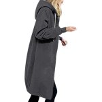 Veste femme  capuche sweat  capuche femme mi - long manteau femme automne hiver chaude casual grande ...
