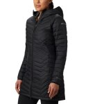 Veste femme - columbia - powder lite mid - dperlant - thermo - rflchissant - mi - cuisse