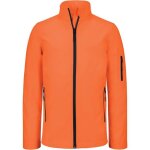 Veste femme - kariban - softshell - respirant et impermable - orange fluo - randonne