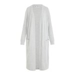 Noisy may cardigan long femme nmcity - gris clair m�lang� - xs