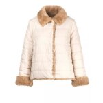 Veste femme réversible - river woods - style mouton retourné - beige - manches longues Veste femme réversible - river woods - style mouton retourné - beige - manches longues
