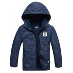 Veste garon extrieur sport casual  capuche enfant garon veste mi saison - insfity - bleu - enfant ...