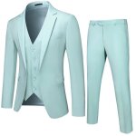 (veste + gilet + pantalon)costume homme mariage business fit smoking simple poitrine men suits xh355 ...