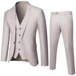 (veste + gilet + pantalon)costume homme mariage business slim fit smoking simple poitrine men suits xhb353 ...