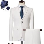 (veste + gilet + pantalon + cravate)costume homme 4 pices smoking mode fte blazer mariage business ...