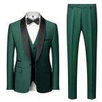 (veste + gilet + pantalon + noeud)costume homme mariage business slim fit smoking men suits vert xd42b ...