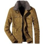 Veste hiver - funmoon - velours côtelé - doublée - ouatinée - marron Veste hiver - funmoon - velours côtelé - doublée - ouatinée - marron