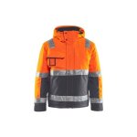 Veste hiver haute - visibilité stretch 2d orange fluo / gris anthracite - blaklader Veste hiver haute - visibilité stretch 2d orange fluo / gris anthracite - blaklader