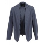 Veste homme - armani exchange - blazer - col reverse et capuche - fermeture boutons - bleu marine