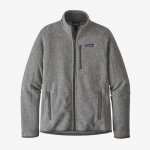 Veste homme better sweater fleece jacket gris patagonia stonewash xs
