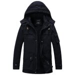 Veste hommes  capuche - plus de velours de paississant - fit grande vtements masculin - xd471a - bleu ...