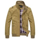 Veste hommem - xxl casual business manteau manche longue col montant impermable coupe - vent veste hommes ...
