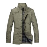 Veste homme de marque col standup veste slim d�contract�e veste homme l�g�re printemps et automne blouson ...
