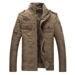 Veste homme dextérieur blouson coupe - vent en coton classique manteau dextérieur décontracté cargo militaire ... Veste homme dextérieur blouson coupe - vent en coton classique manteau dextérieur décontracté cargo militaire ...