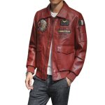 Veste homme d?hiver chaud plus de velours de marque veste homme en simili cuir blouson col revers hommerouge1 ... Veste homme d?hiver chaud plus de velours de marque veste homme en simili cuir blouson col revers hommerouge1 ...