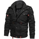 Veste hommes hiver polaire à capuche manteau thermique survêtement - vête - 2 pcs Veste hommes hiver polaire à capuche manteau thermique survêtement - vête - 2 pcs