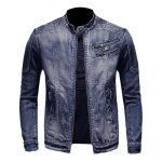 Veste hommeveste en jean slim fit de style vintage dlavveste homme mi saison pour denim truck et moto ...