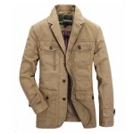 Veste homme leoclotho s - kaki - beige - deux poches à la poitrine - deux poches sur les côtés - 100% ... Veste homme leoclotho s - kaki - beige - deux poches à la poitrine - deux poches sur les côtés - 100% ...
