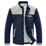 Veste homme de marque luxe 100% coton manteau pour hommes padded bodywarmer blouson en laine mlange ...