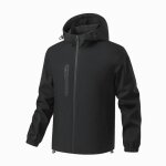 Veste homme de randonnée imperméable avec capuche veste de pluie extérieur respirante couleur unie - ... Veste homme de randonnée imperméable avec capuche veste de pluie extérieur respirante couleur unie - ...