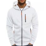 Veste - homme - sweat  capuche zipp - manches longues - polyester - confortable