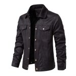 Veste hommeveste de travail homme avec poches ourlet verticalvestes cargo homme  revers pour printemps ...