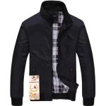 Blouson hommes - coupe classique - tissu lisse - uni - fit grande vtements masculin - fbc75aaaa - noir ...