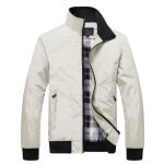 Veste hommes uni - mobigarlan - en l�g�re blousonen col standup grande v�tements masculin manteau - fbc75 ...