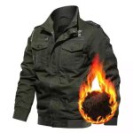 Veste homme en velours - mobigarlan - col standup - vert - grande taille - fbc168 Veste homme en velours - mobigarlan - col standup - vert - grande taille - fbc168