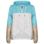 Veste imperméable coupe - vent pour enfants - aqua - manches longues - 5 - 13 ans Veste imperméable coupe - vent pour enfants - aqua - manches longues - 5 - 13 ans