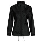 Veste impermable femme b&c sirocco - noir - randonne