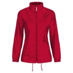 Veste impermable femme b&c sirocco - rouge - randonne