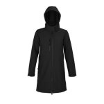 Veste imperméable femme - sols - achille - softshell - doublé polaire - noir profond Veste imperméable femme - sols - achille - softshell - doublé polaire - noir profond
