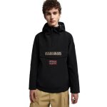 Veste impermable napapijri rainforest sum 3 - homme - noir - xs - coutures thermosoudes - poche kangourou ...