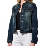 Veste en jean bleu femme kaporal nistah