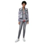 Veste en jean - desigual - roses bleach - femme - taille 34 - vintage