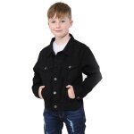 Veste en jean pour enfants garons - marque - modle - manches longues - col jacket - bouton