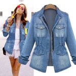 Veste en jean - europenne et amricaine - printemps et automne - femme