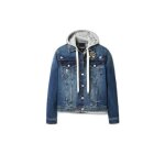 Veste en jean femme desigual jacksonville - bleu / gris - xs