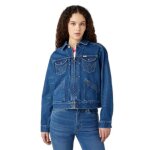 Veste en jean femme wrangler jen - wrangler blue - m Veste en jean femme wrangler jen - wrangler blue - m