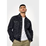 Veste en jean homme blunt - kaporal - coupe slim - d�lav� noir