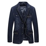 Veste en jean homme marque nouveau vêtement masculin mode loisir single - breasted blouson jacket col ... Veste en jean homme marque nouveau vêtement masculin mode loisir single - breasted blouson jacket col ...