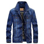 Veste en jean - mobigarlan - xd476qq - bleu - coupe classique - poches fonctionnelles