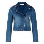 Veste en jean - morgan - bleu stone - femme